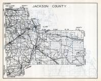 Jackson County Map, Wisconsin State Atlas 1933c